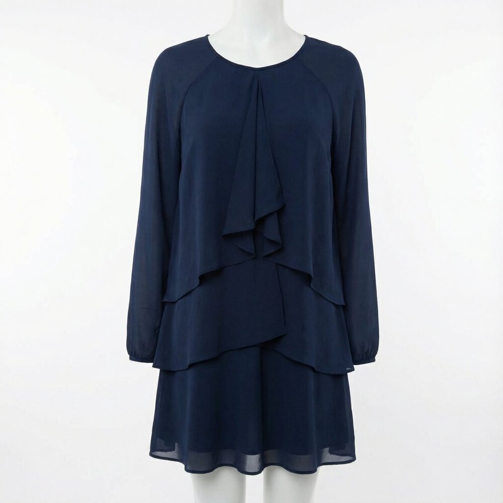 Nicole Miller - Small Flutter Romper (Navy) Women's Jumpsuit & Rompers O…